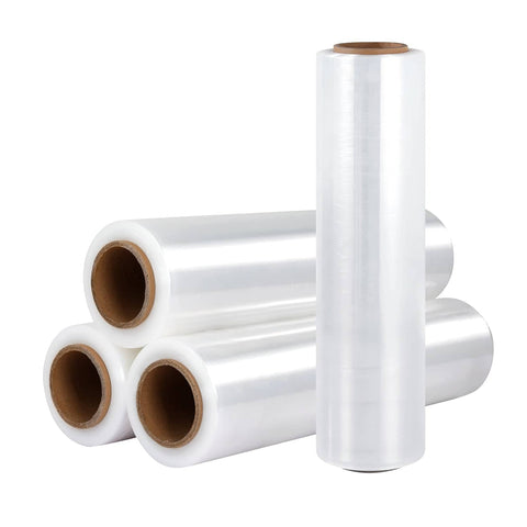 Darrahopens Commercial > Packaging 400m 4pcs Stretch Film Shrink Wrap Rolls Protect Package Material Home Warehouse