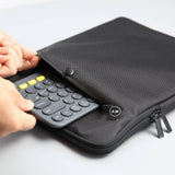 Darrahopens Commercial ST'9 L size 15 inch Black Laptop Sleeve Padded Travel Carry Case Bag LUKE