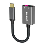 darrahopens Electronics > Back Up & Storage MBEAT Elite USB-C to 3.5mm Audio and Microphone Adapter - Adds Headphone Audio and Microphone Jack to USB-C Computer, Tablet Smartphone Devices - Spa