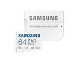 darrahopens Electronics > Back Up & Storage SamSung 64GB MB-MC64KA EVO Plus microSD Card 130MB/s with Adapter