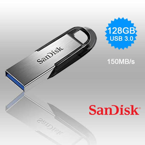 darrahopens Electronics > Back Up & Storage SANDISK 128GB CZ73 ULTRA FLAIR USB 3.0 FLASH DRIVE upto 150MB/s