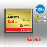 darrahopens Electronics > Back Up & Storage SanDisk 128GB Extreme CompactFlash Card with (write) 85MB/s and (Read)120MB/s - SDCFXSB-128G