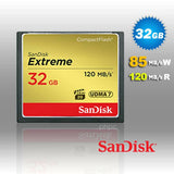darrahopens Electronics > Back Up & Storage SanDisk 32GB Extreme CompactFlash Card with (write) 85MB/s and (Read)120MB/s - SDCFXSB-032G