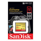 darrahopens Electronics > Back Up & Storage SanDisk 32GB Extreme CompactFlash Card with (write) 85MB/s and (Read)120MB/s - SDCFXSB-032G