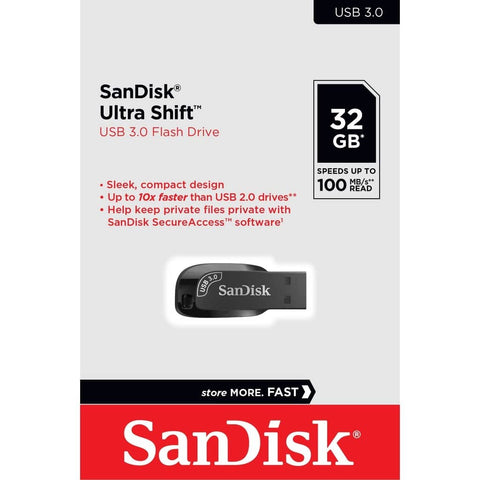 darrahopens Electronics > Back Up & Storage SanDisk  32GB Ultra Shift  USB 3.0 Flash Drive SDCZ410-032G-G46
