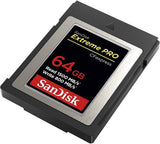 darrahopens Electronics > Back Up & Storage SanDisk 64GB Extreme PRO CFexpress Card Type B - SDCFE-064G-GN4NN READ 1500 MB/S WRITE 800MB/S
