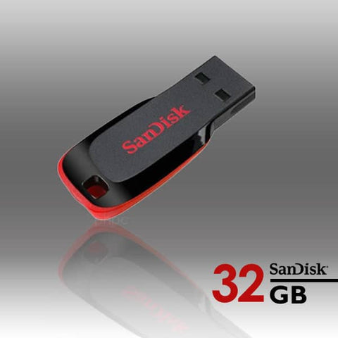 darrahopens Electronics > Back Up & Storage Sandisk Cruzer Blade CZ50 32GB USB Flash Drive
