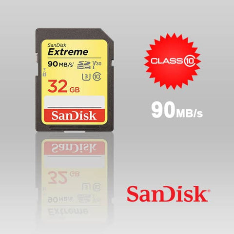 darrahopens Electronics > Back Up & Storage Sandisk Extreme SDHC UHS-I U3 Class 10 32GB upto 90MB/s (SDSDXVE-032G)