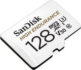 darrahopens Electronics > Back Up & Storage SANDISK HIGH ENDURANCE MICROSDHC CARD SQQNR 128G UHS-I C10 U3 V30 100MB/S R 40MB/S W SD ADAPTOR SDSQQNR-128G-GN6IA
