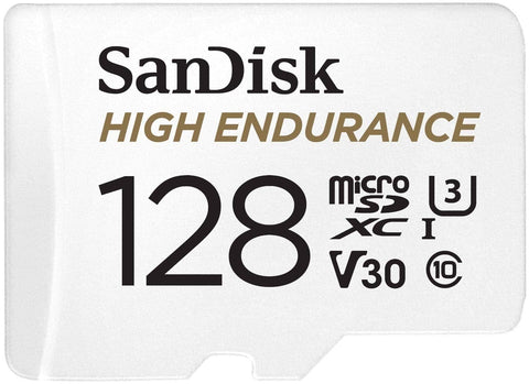 darrahopens Electronics > Back Up & Storage SANDISK HIGH ENDURANCE MICROSDHC CARD SQQNR 128G UHS-I C10 U3 V30 100MB/S R 40MB/S W SD ADAPTOR SDSQQNR-128G-GN6IA