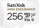 darrahopens Electronics > Back Up & Storage SANDISK HIGH ENDURANCE MICROSDHC CARD SQQNR 256G UHS-I C10 U3 V30 100MB/S R 40MB/S W SD ADAPTOR SDSQQNR-256G-GN6IA