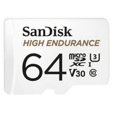 darrahopens Electronics > Back Up & Storage SANDISK HIGH ENDURANCE MICROSDHC CARD SQQNR 64G UHS-I C10 U3 V30 100MB/S R 40MB/S W SD ADAPTOR SDSQQNR-064G-GN6IA