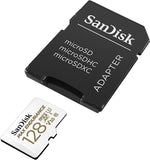 darrahopens Electronics > Back Up & Storage Sandisk Max Endurance Microsdxc Card SQQVR 128G (60 000 HRS) UHS-I C10 U3 V30 100MB/S R 40MB/S W SD Adaptor SDSQQVR-128G-GN6IA
