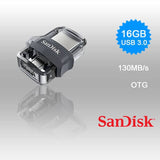 darrahopens Electronics > Back Up & Storage SANDISK OTG ULTRA DUAL USB DRIVE 3.0 FOR ANDRIOD PHONES 16GB 130MB/s  SDDD3-016G