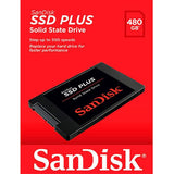 darrahopens Electronics > Back Up & Storage SanDisk SSD Plus 480GB 2.5 inch SATA III SSD SDSSDA-480G
