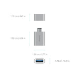 darrahopens Electronics > Battery Chargers & Power mbeat attache Aluminum USB 3.1/3.0 to USB Type C Adaptor
