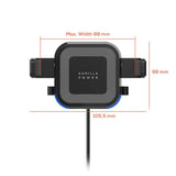 darrahopens Electronics > Battery Chargers & Power mbeat Gorilla Power 10W Wireless Car Charger With 2.4A USB Charging, Air Vent Clip & Windshield Stand