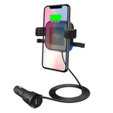 darrahopens Electronics > Battery Chargers & Power mbeat Gorilla Power 10W Wireless Car Charger With 2.4A USB Charging, Air Vent Clip & Windshield Stand