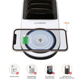 darrahopens Electronics > Battery Chargers & Power mbeat Gorilla Power 50W Qi Certified Multi-Device USB & Wireless Charging Dock