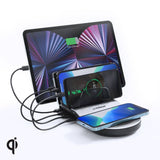 darrahopens Electronics > Battery Chargers & Power mbeat Gorilla Power 50W Qi Certified Multi-Device USB & Wireless Charging Dock