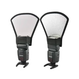 Darrahopens Electronics Camera Flash Diffuser Softbox Silver and White Reflector for Canon