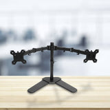darrahopens Electronics > Computer Accessories 13"-27" Dual Screen Monitor Stand TV Bracket Computer Display Desk Mount Holder