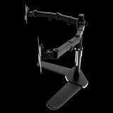 darrahopens Electronics > Computer Accessories 13"-27" Dual Screen Monitor Stand TV Bracket Computer Display Desk Mount Holder
