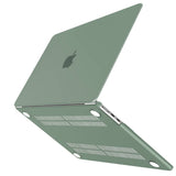 Darrahopens Electronics > Computer Accessories 15 inch Air 2023 MacBook Air Matte Case  A2941 M2 Chip Hard Shell Case Keyboard Cover Midnight Green