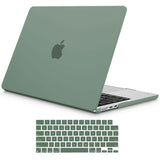 Darrahopens Electronics > Computer Accessories 15 inch Air 2023 MacBook Air Matte Case  A2941 M2 Chip Hard Shell Case Keyboard Cover Midnight Green