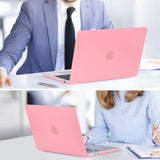Darrahopens Electronics > Computer Accessories 15 inch Air 2023 MacBook Air Matte Case  A2941 M2 Chip Hard Shell Case Keyboard Cover Pink