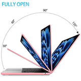 Darrahopens Electronics > Computer Accessories 15 inch Air 2023 MacBook Air Matte Case  A2941 M2 Chip Hard Shell Case Keyboard Cover Pink