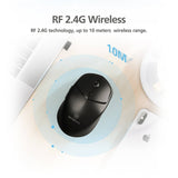 Darrahopens Electronics > Computer Accessories 2.4G Wireless Mouse 1600 DPI Nano Receiver for Laptop PC Macbook Optical Sensor