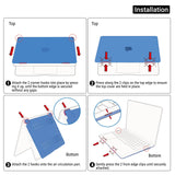 Darrahopens Electronics > Computer Accessories 2023 2022 MacBook Air 13 inch case M2 Model A2681 Hard Shell Case Keyboard Cover Black