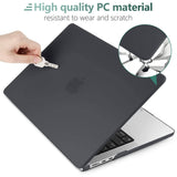 Darrahopens Electronics > Computer Accessories 2023 2022 MacBook Air 13 inch case M2 Model A2681 Hard Shell Case Keyboard Cover Black