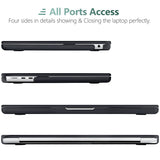 Darrahopens Electronics > Computer Accessories 2023 2022 MacBook Air 13 inch case M2 Model A2681 Hard Shell Case Keyboard Cover Black