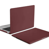 Darrahopens Electronics > Computer Accessories 2023 2022 MacBook Air 13 inch case M2 Model A2681 Hard Shell Case Keyboard Cover Wine Red