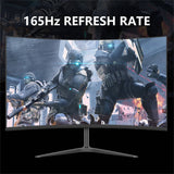 Darrahopens Electronics > Computer Accessories 27" Curved LED Panel 2560x1440p Refresh Rate 165HZ Monitor Aspect Ratio 16:9