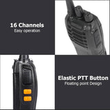 Darrahopens Electronics > Computer Accessories 2pcs Walkie Talkie BF-888S Handheld Two-Way Radio UHF 400-470MHz 5W