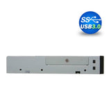 darrahopens Electronics > Computer Accessories 3.5" USB 3.0 All in One Internal Card Reader Full Long Metal with Front USB Black