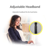 Darrahopens Electronics > Computer Accessories 3.5mm Multi Device Stereo Headset Adjustable Headband Noiseless Volume Control