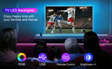 Darrahopens Electronics > Computer Accessories 3M LED Strip Lights Rope Light for TV, Gaming and Computer (Lights Strip App with Remote Control)