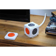 darrahopens Electronics > Computer Accessories Allocacoc Powercube Extended Remote 4-Outlets + Remote control button