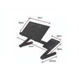 darrahopens Electronics > Computer Accessories Aluminium Alloy Folding Laptop Computer Stand Desk Table Tray On Bed Mouse