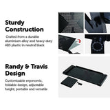 darrahopens Electronics > Computer Accessories Aluminium Alloy Folding Laptop Computer Stand Desk Table Tray On Bed Mouse