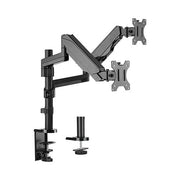 darrahopens Electronics > Computer Accessories Brateck Dual Minitor Full Extension Gas Spring Dual Monitor Arm (independent Arms) Fit Most 17"-32" Monitors Up to 8kg per screen