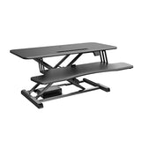 Darrahopens Electronics > Computer Accessories BRATECK Electric Sit-Stand Desk Converter with Keyboard Tray Deck (Standard Surface) Worksurface Up to 20kg