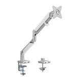 Darrahopens Electronics > Computer Accessories BRATECK Single Monitor EPIC Gas Spring Aluminum Monitor Arm Fit Most 17'-32' Monitors, Up to 9kg per screen VESA 75x75/100x100 Gloss Grey