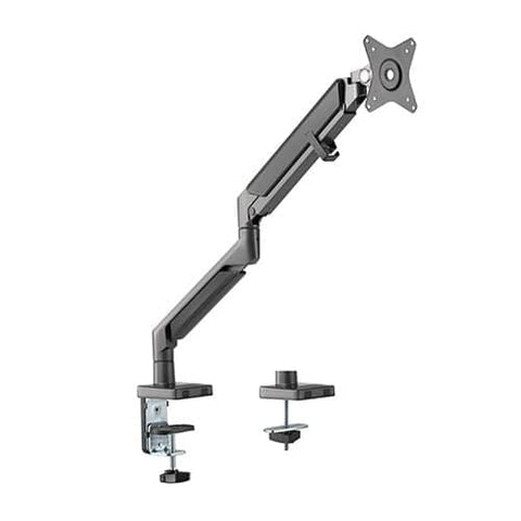 Darrahopens Electronics > Computer Accessories BRATECK Single Monitor EPIC Gas Spring Aluminum Monitor Arm Fit Most 17'-32' Monitors, Up to 9kg per screen VESA 75x75/100x100 Space Grey