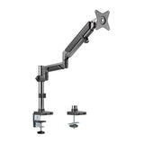 Darrahopens Electronics > Computer Accessories BRATECK Single Monitor Pole-Mounted Epic Gas Spring Aluminum Monitor Arm Fit Most 17'-32' Monitors, Up to 9kg per screen VESA 75x75/100x100 Space Grey