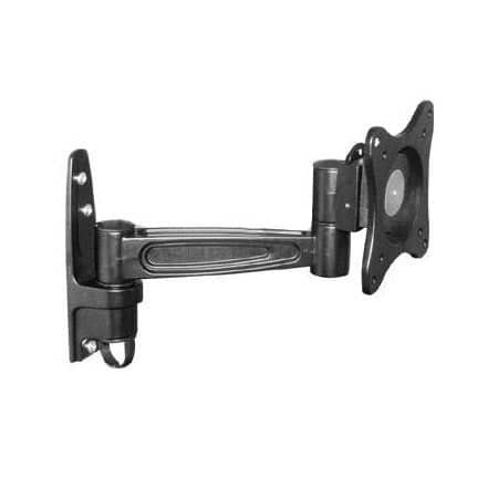 Darrahopens Electronics > Computer Accessories Brateck Single Monitor Wall Mount tilting & Swivel Wall Bracket Mount Vesa 75mm/100mm For most 13''-27' LED, LCD flat panel TVs; up to 15kg